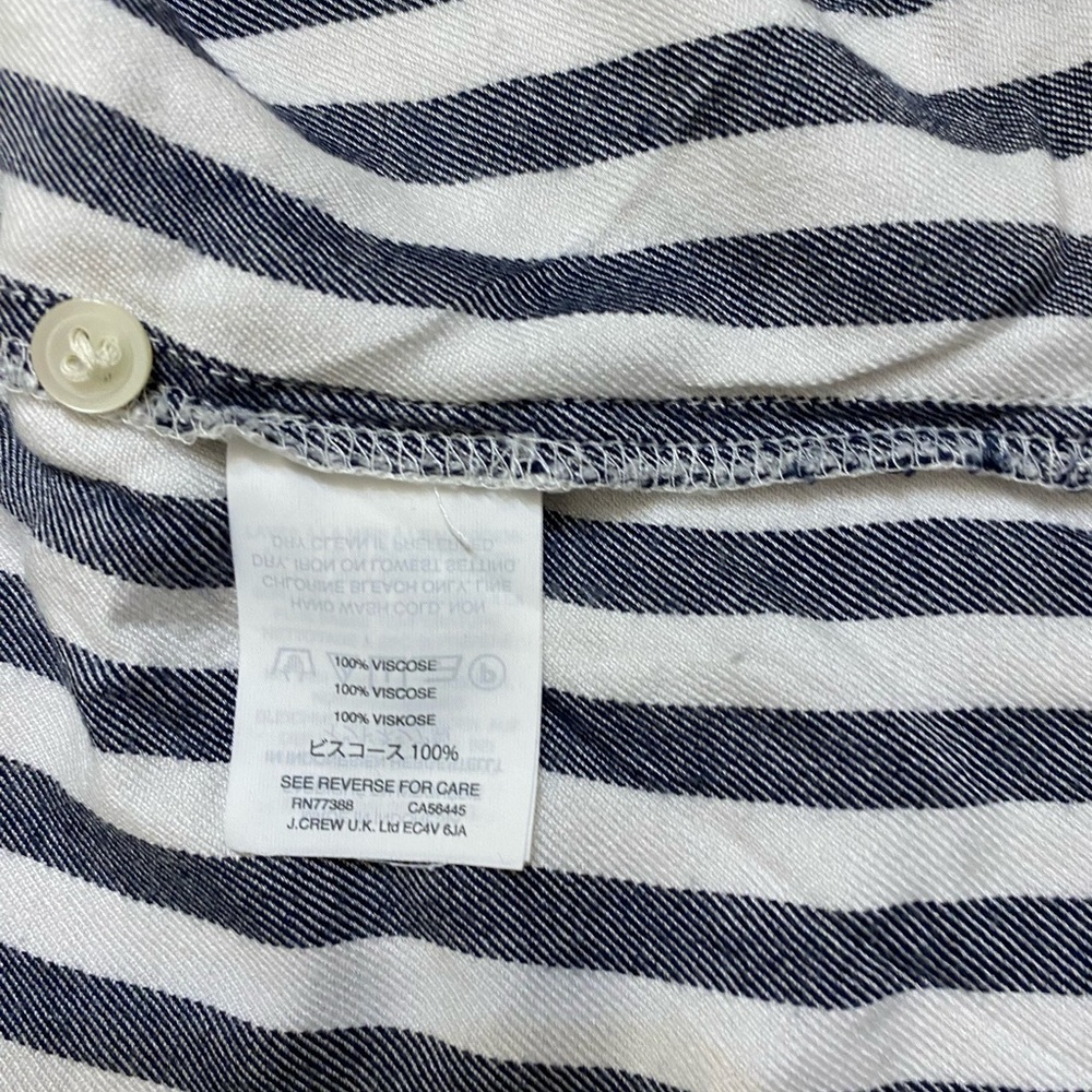 Madewell gray and White Striped Dress - Picture 7 of 7